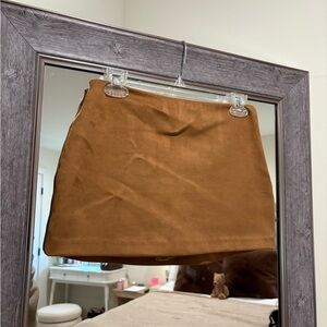 Abercrombie & Fitch Brown Mini Skirt